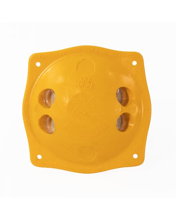 Boya de Polietileno Amarillo con Reflejante 3M - SOLTEC