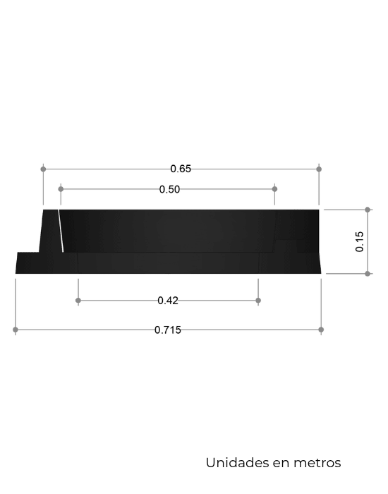Marco Perforado y Rejilla (Tragante) Embisagrada de Polietileno Negro 50 cm x 50 cm - SOLTEC