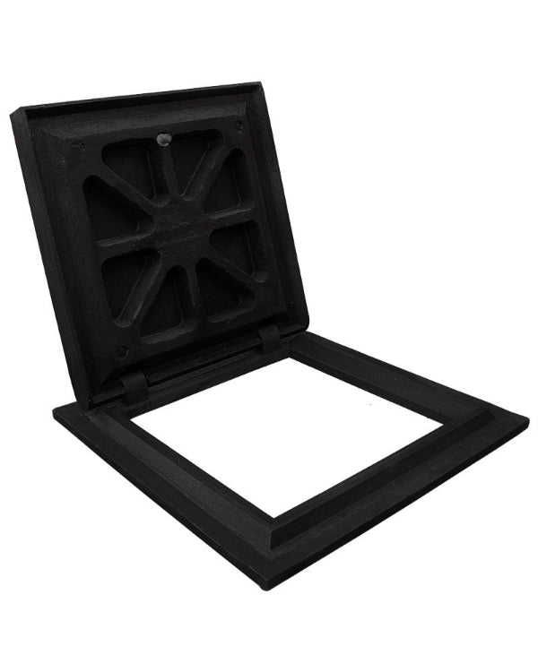 Marco y Tapadera embisagrada de Polietileno 66.50 cm x 66.50 cm - SOLTEC
