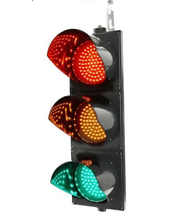 Semaforo de Tres Luces Tipo LED de 30 cm - SOLTEC