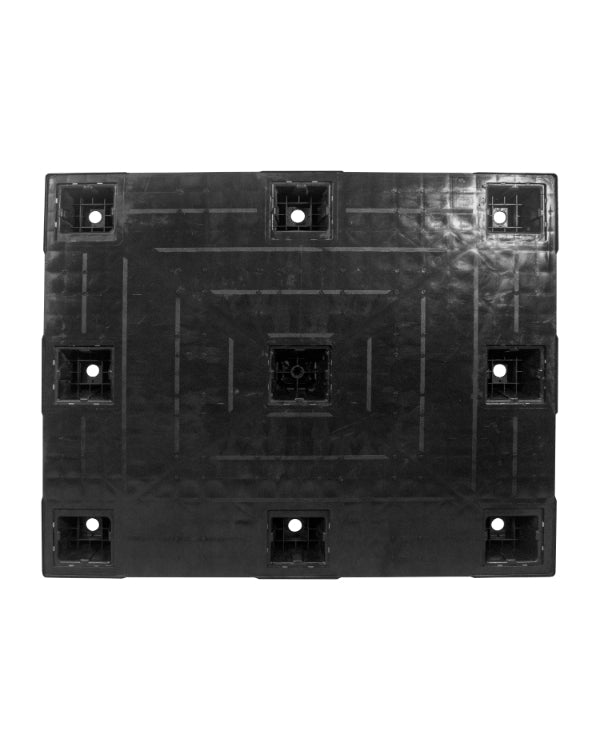 Tarima Plástica 40" x 48" con Superficie Cerrada Autoestibable - SOLTEC